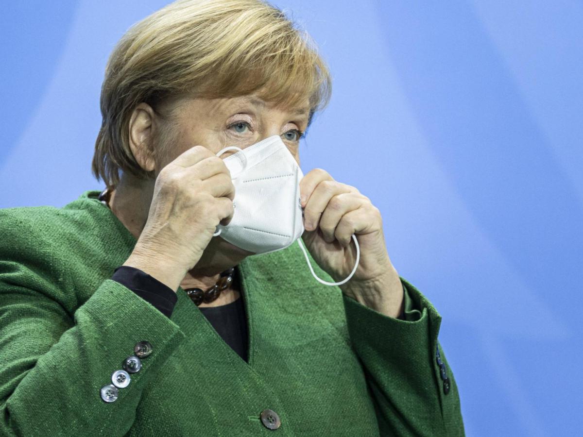 Angela Merkel, Bundeskanzlerin, politik maske maskenpflicht