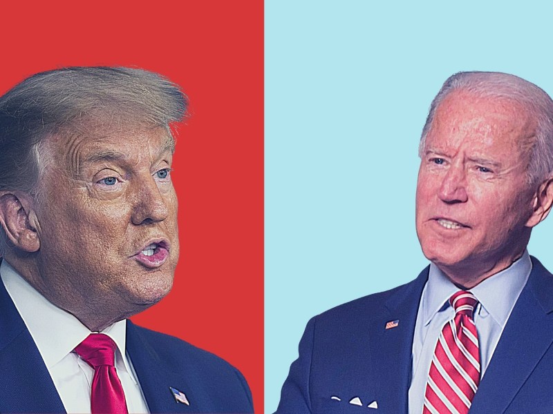 Donald Trump und Joe Biden