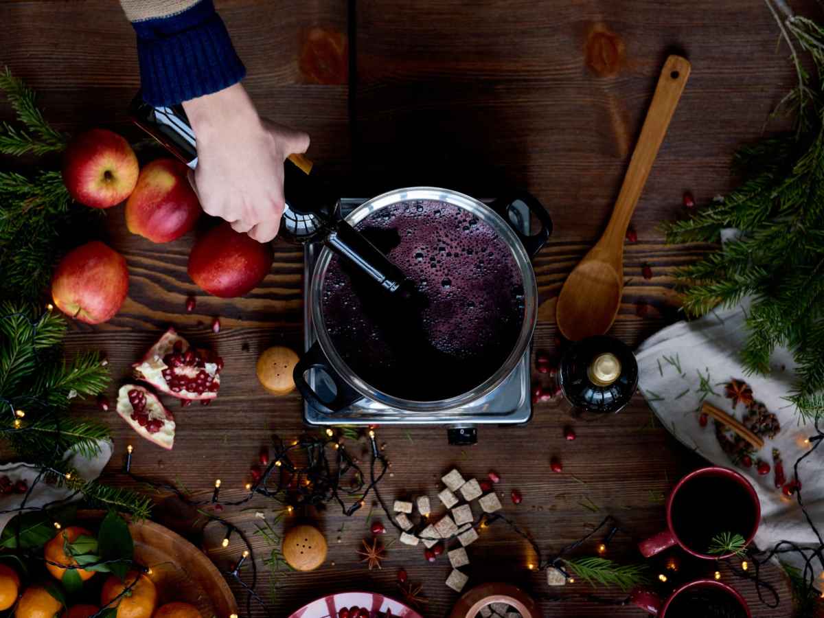 GlÃ¼hwein weihnachten kochen alkohol