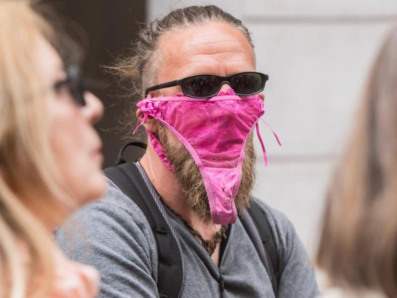 Hygiene-Demo, mundschutz, maskenpflicht, rechts demonstration