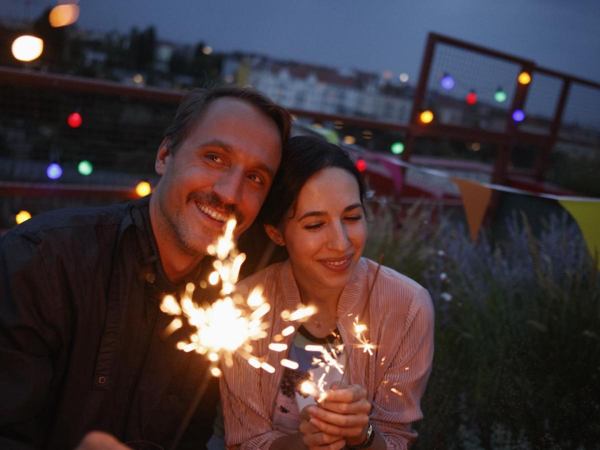 Silvester zu zweit, Paar, Wunderkerzen