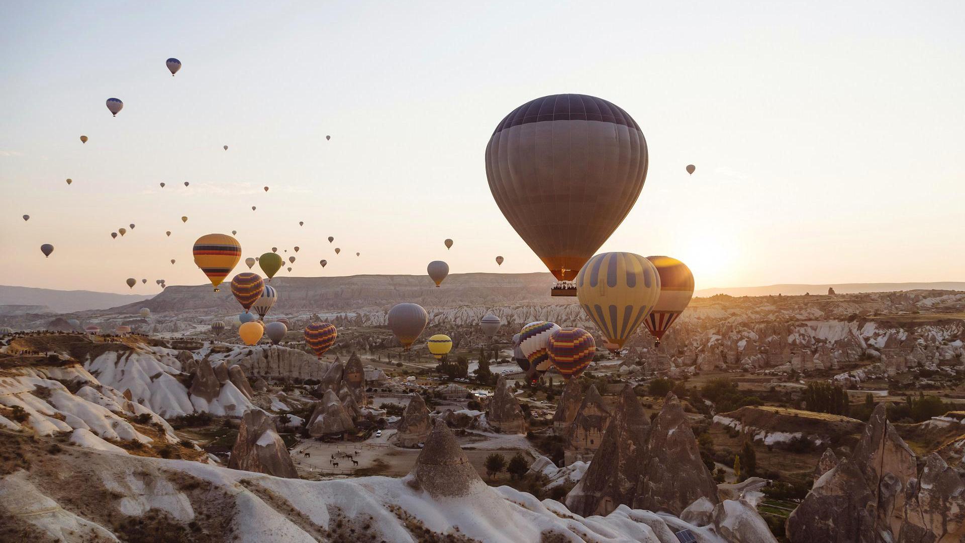 Luftballons in den Kappadokien