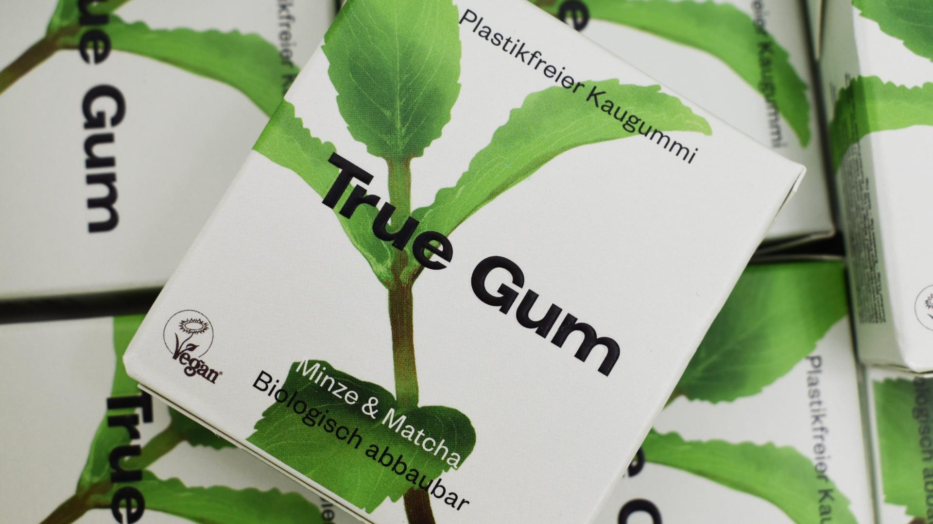 True Gum: Der Kaugummis ist eine gute kunststofffreie Alternative.