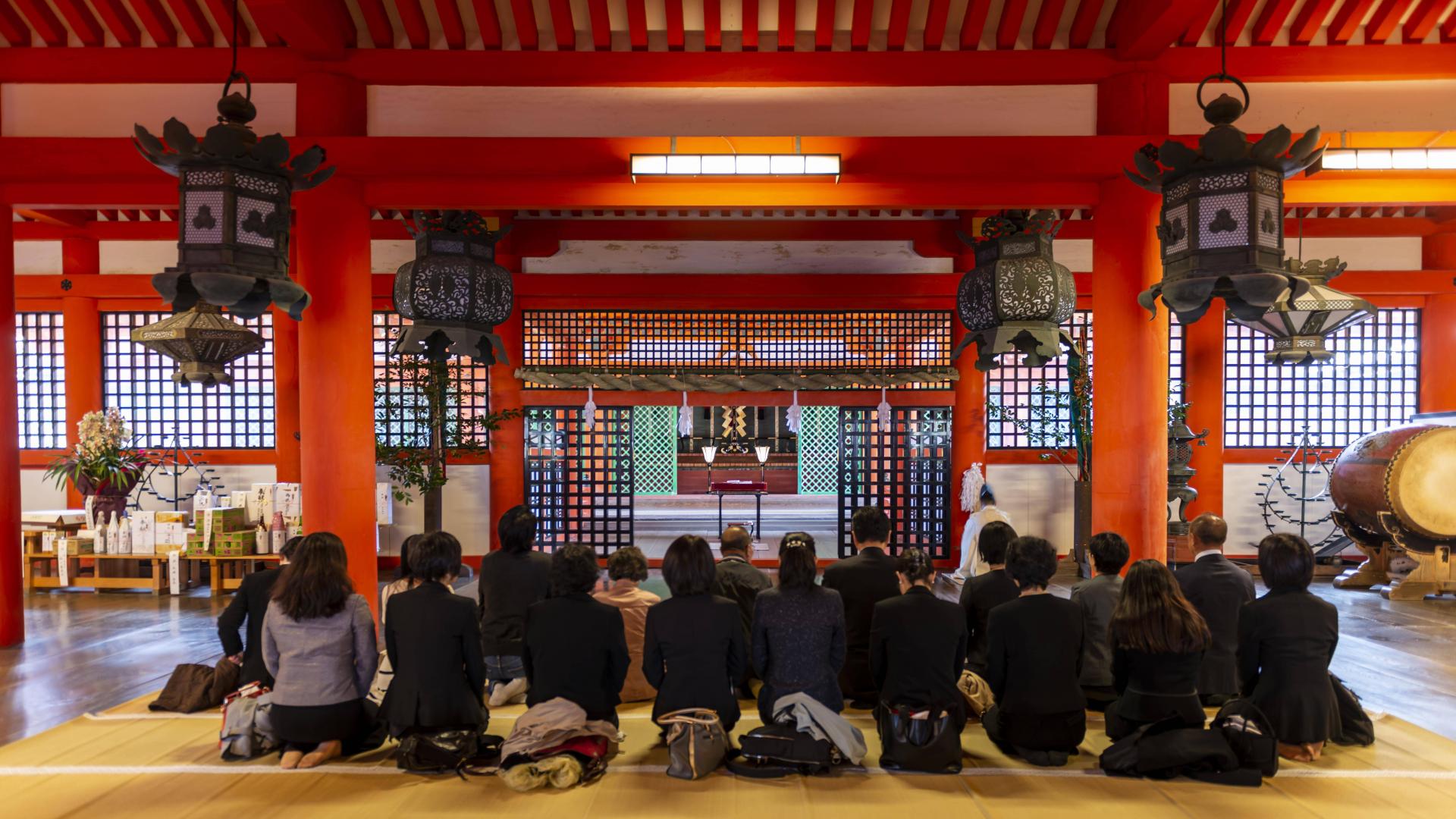 Itsukushima,Schrein, Japan, Asien, Religion, Gebet, Japaner, Temple.