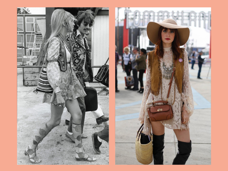 70er Jahre Mode, Hippie-Cowgirl