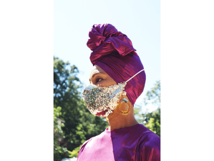 Hochzeitsmaske, Glitzer, Maske, extravagant