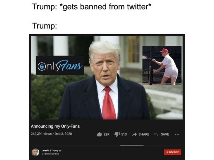 donald Trump onlyfans