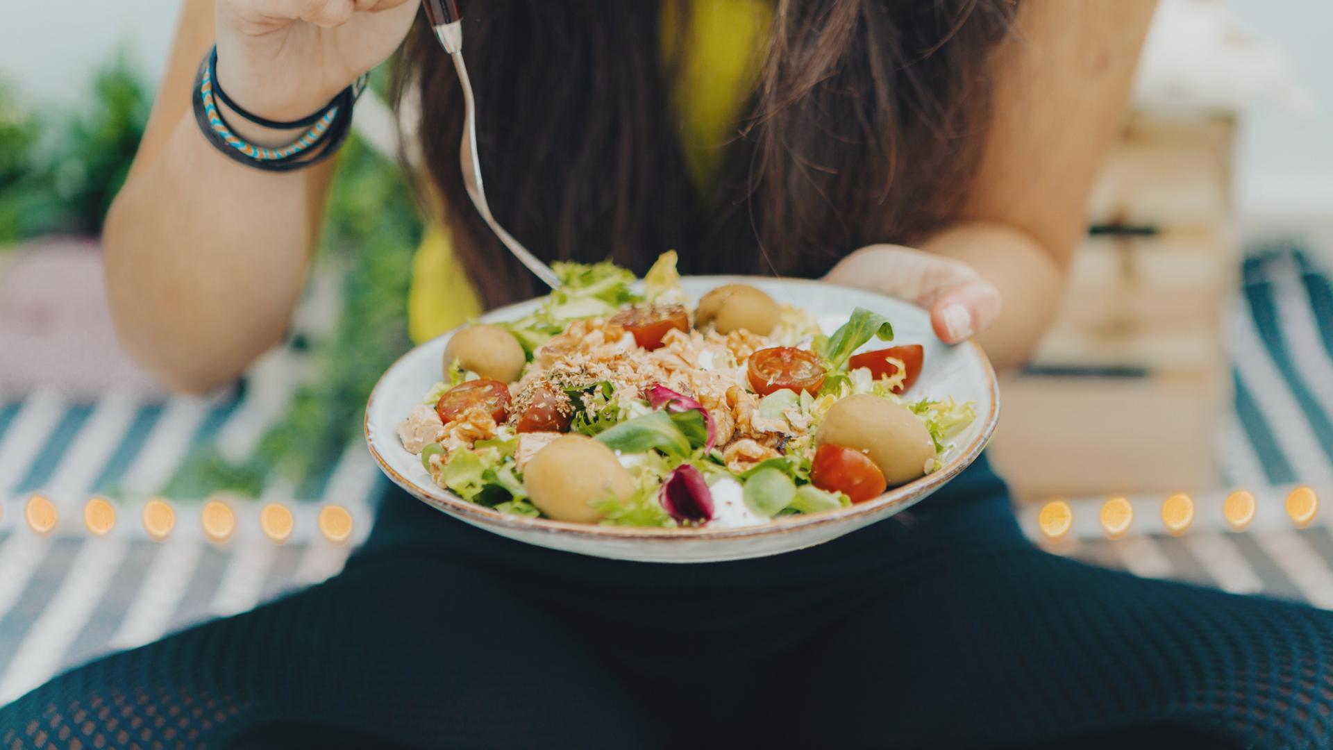 Salat gesund essen Fitness