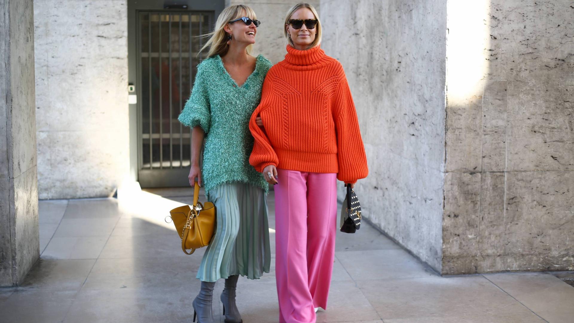 trendfarbe pink, colorblocking