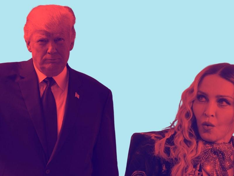 donald Trump und Madonna