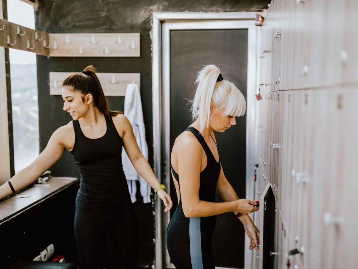 Frauen Fitnessstudio Umkleide