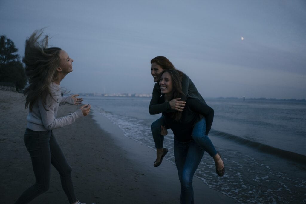 Frauen am Strand