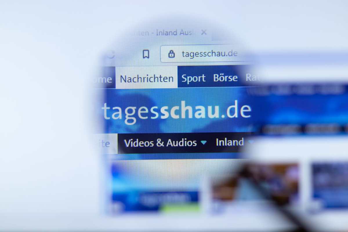 Tagesschau Bildschirm