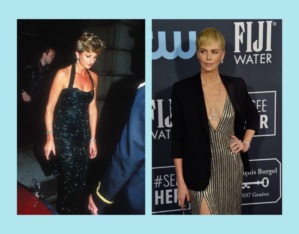 Prinzessin Diana und Charlize Theron