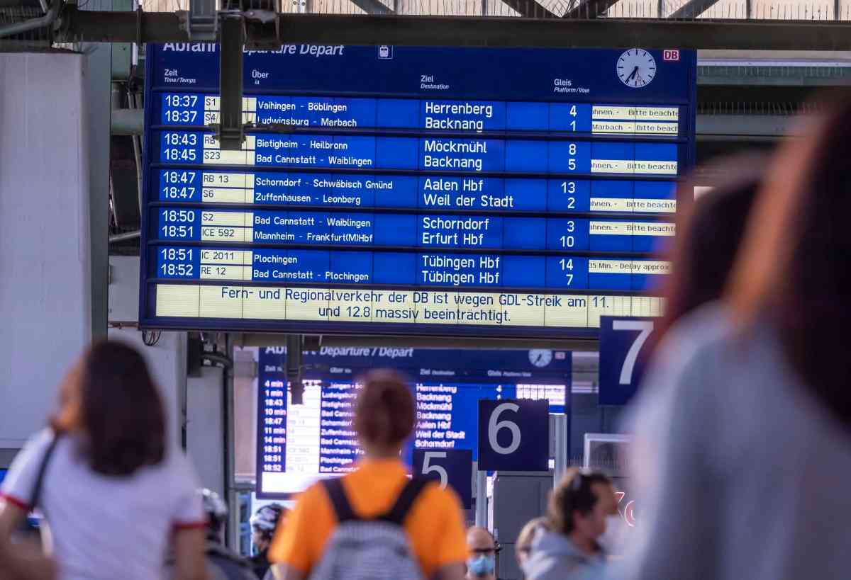 die bahn zug streik