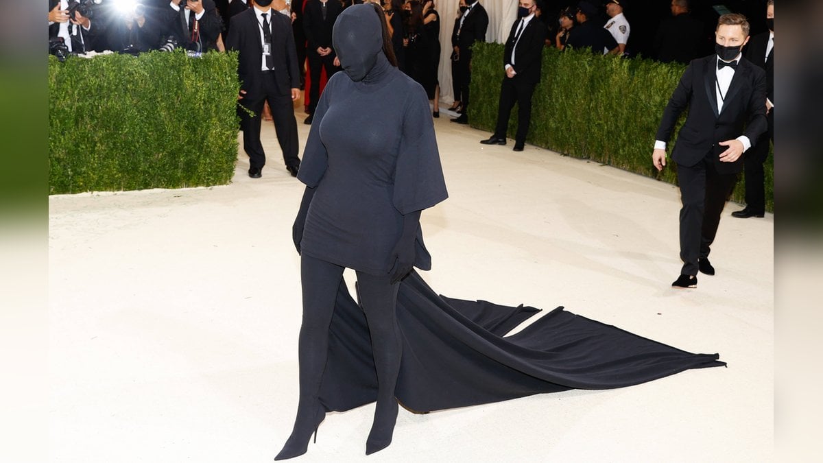 Kim Kardashian bei der Met-Gala 2021. © imago/UPI Photo