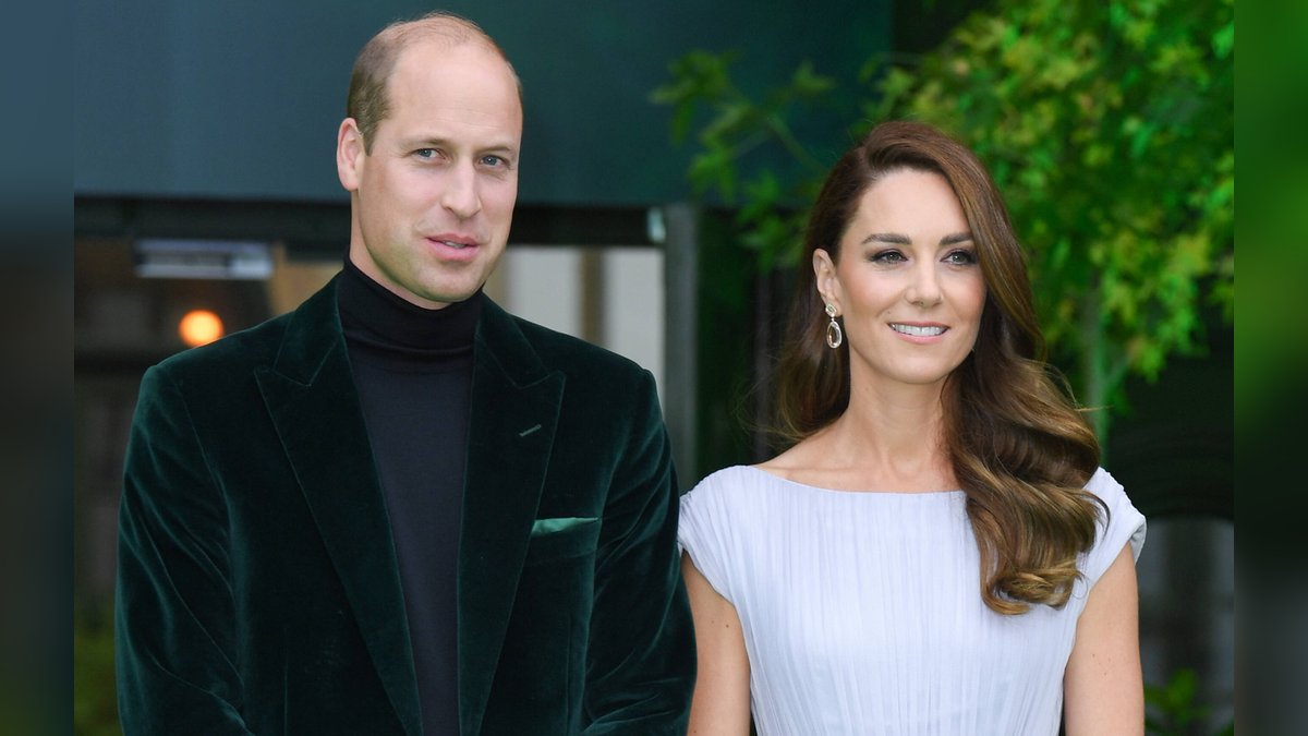 Prinz William und Herzogin Kate solidarisieren sich mit der Ukraine.. © imago/PA Images