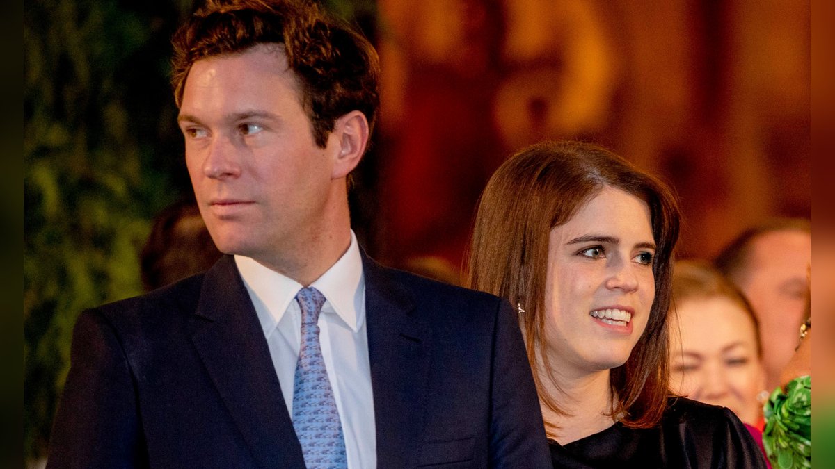 Prinzessin Eugenie mit ihrem Ehemann Jack Brooksbank.. © imago/PPE