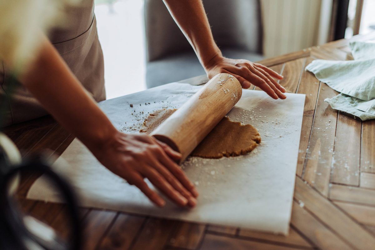 Frau Backen