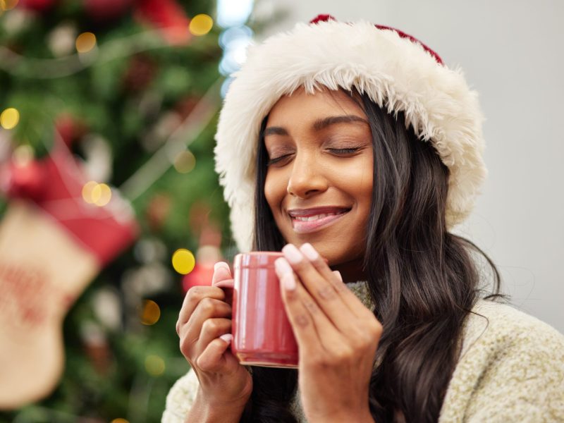 Frau Kaffee Weihnachten