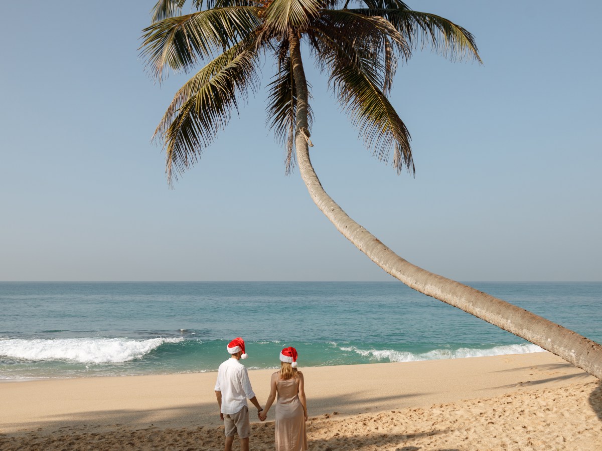 Strand Weihnachten