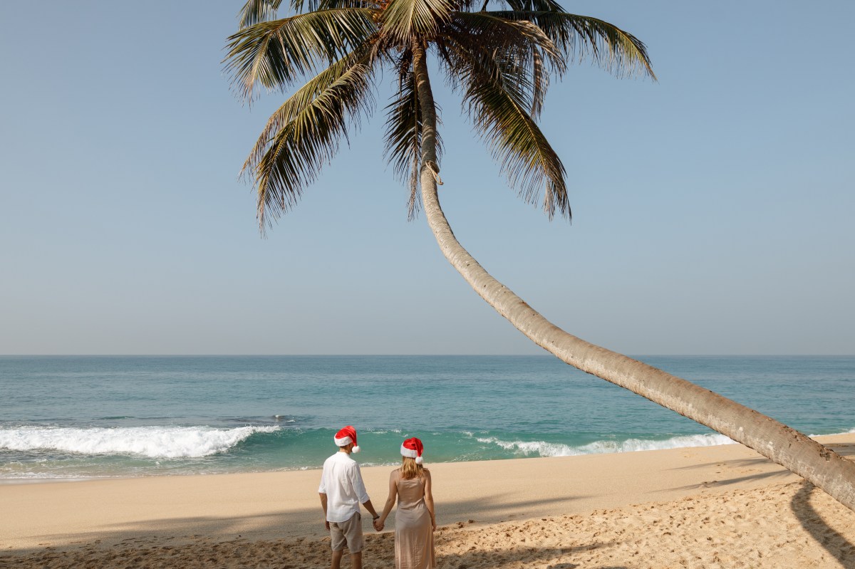 Strand Weihnachten