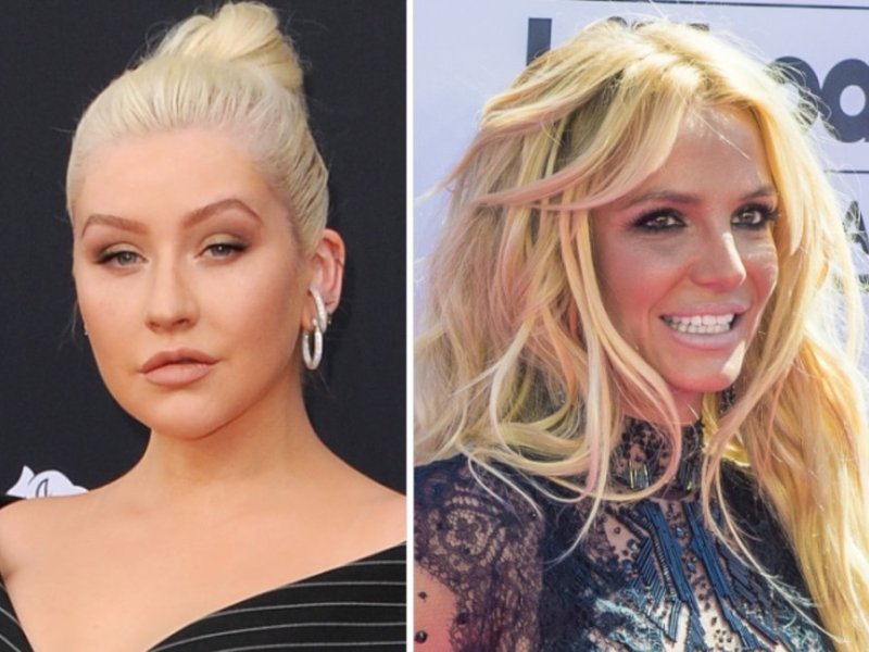 Christina Aguilera (li.) will Britney Spears unterstützen.. © Kobby Dagan/Shutterstock / 2018 Tinseltown/Shutterstock.com