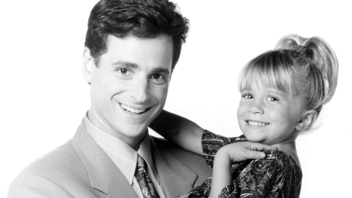 Bob Saget und Ashley Olsen 1991 bei "Full House".. © imago images/Everett Collection