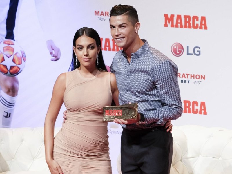 Cristiano Ronaldo und Georgina Rodriguez erwarten derzeit Zwillinge.. © imago/ZUMA Press