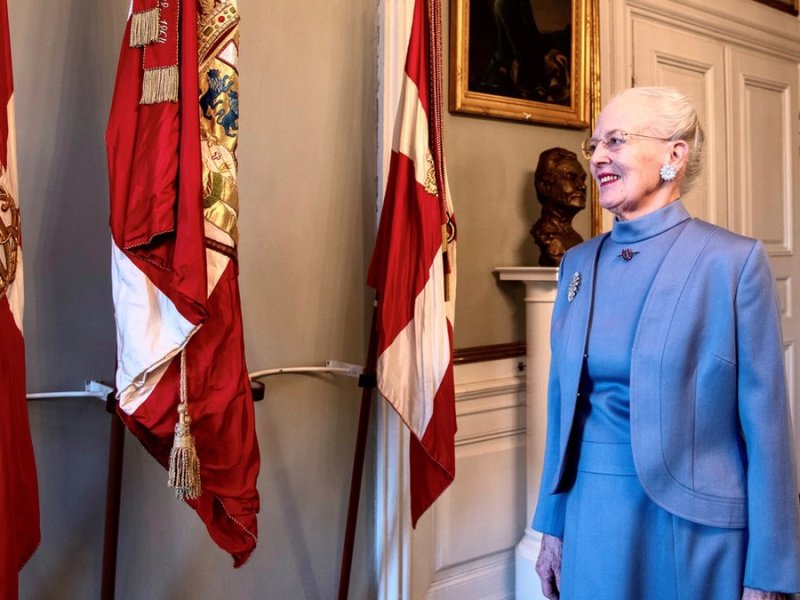 Königin Margrethe am 14. Januar im dänischen Parlament.. © Kongehuset ©