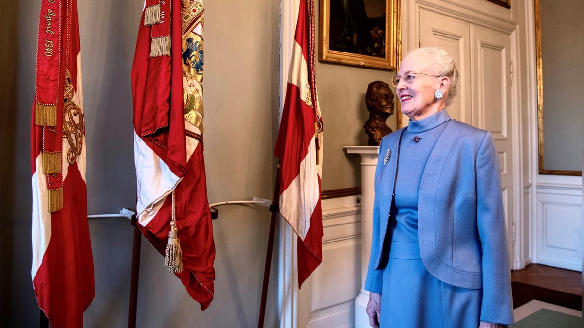 Königin Margrethe am 14. Januar im dänischen Parlament.. © Kongehuset ©