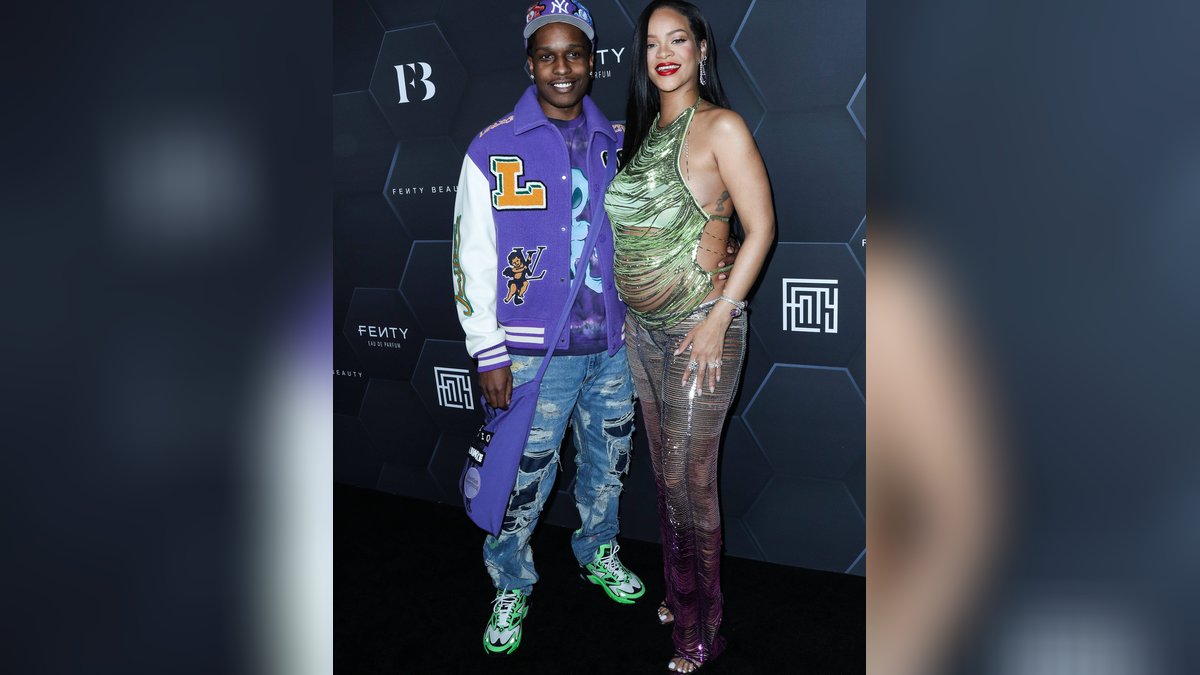 A$AP Rocky und Rihanna in Los Angeles.. © imago/NurPhoto