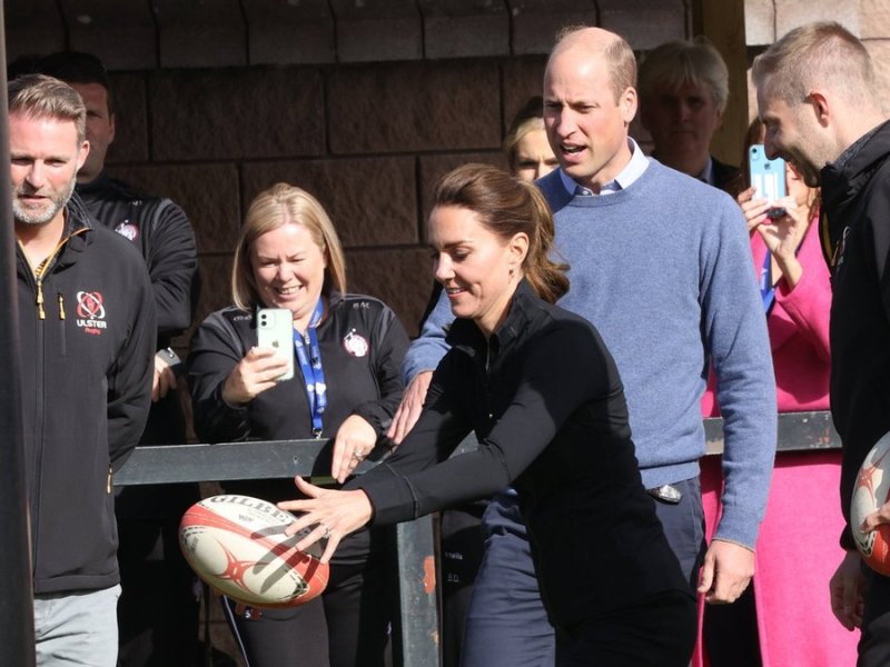 Der Herzog und die Herzogin von Cambridge messen sich gerne in sportlichen Wettbewerben.. © imago/i Images