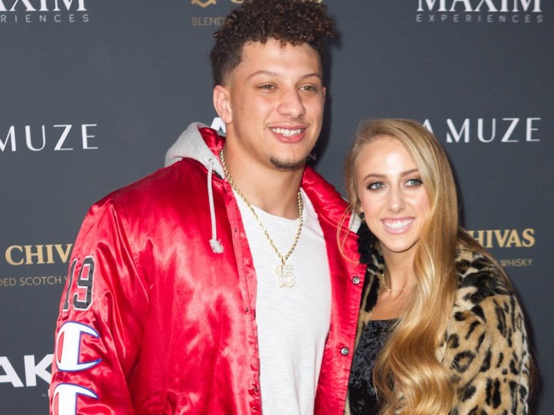 Patrick Mahomes ist jetzt ein verheirateter Mann.. © 2019 Jamie Lamor Thompson/Shutterstock.com