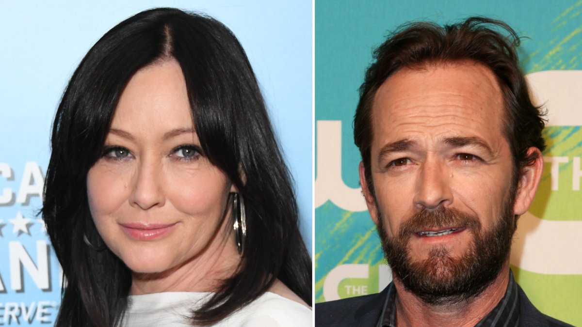 Shannen Doherty erinnert an Co-Star Luke Perry.. © Birdie Thompson/AdMedia/ImageCollect / AKPhoto/ImageCollect