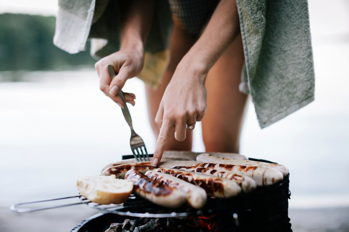 Fleisch auf Grill