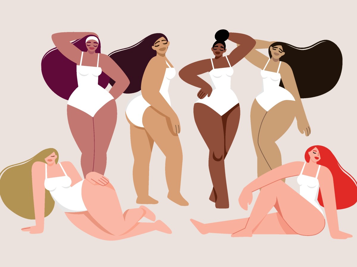 Cartoon Plus Size Frauen