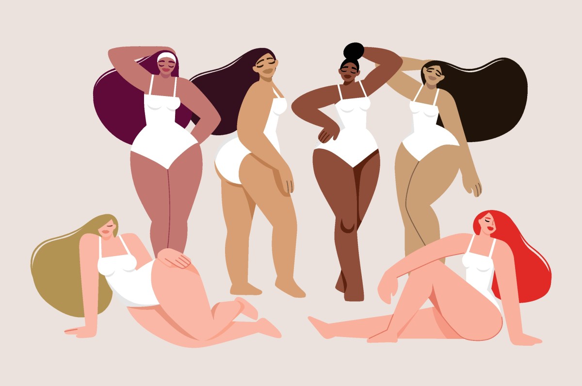 Cartoon Plus Size Frauen