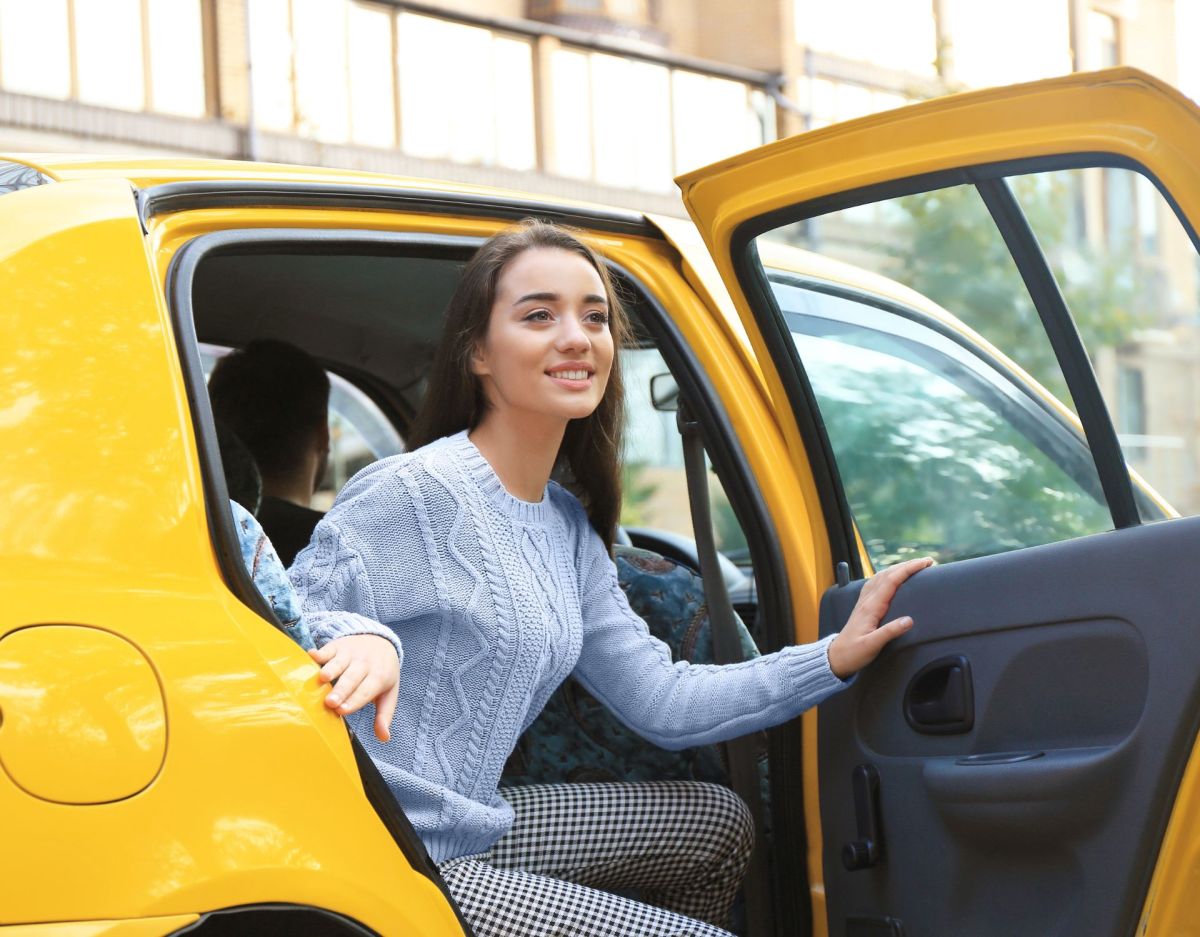 Taxifahrerinnen Frau