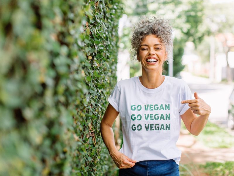 Frau Go Vegan Shirt