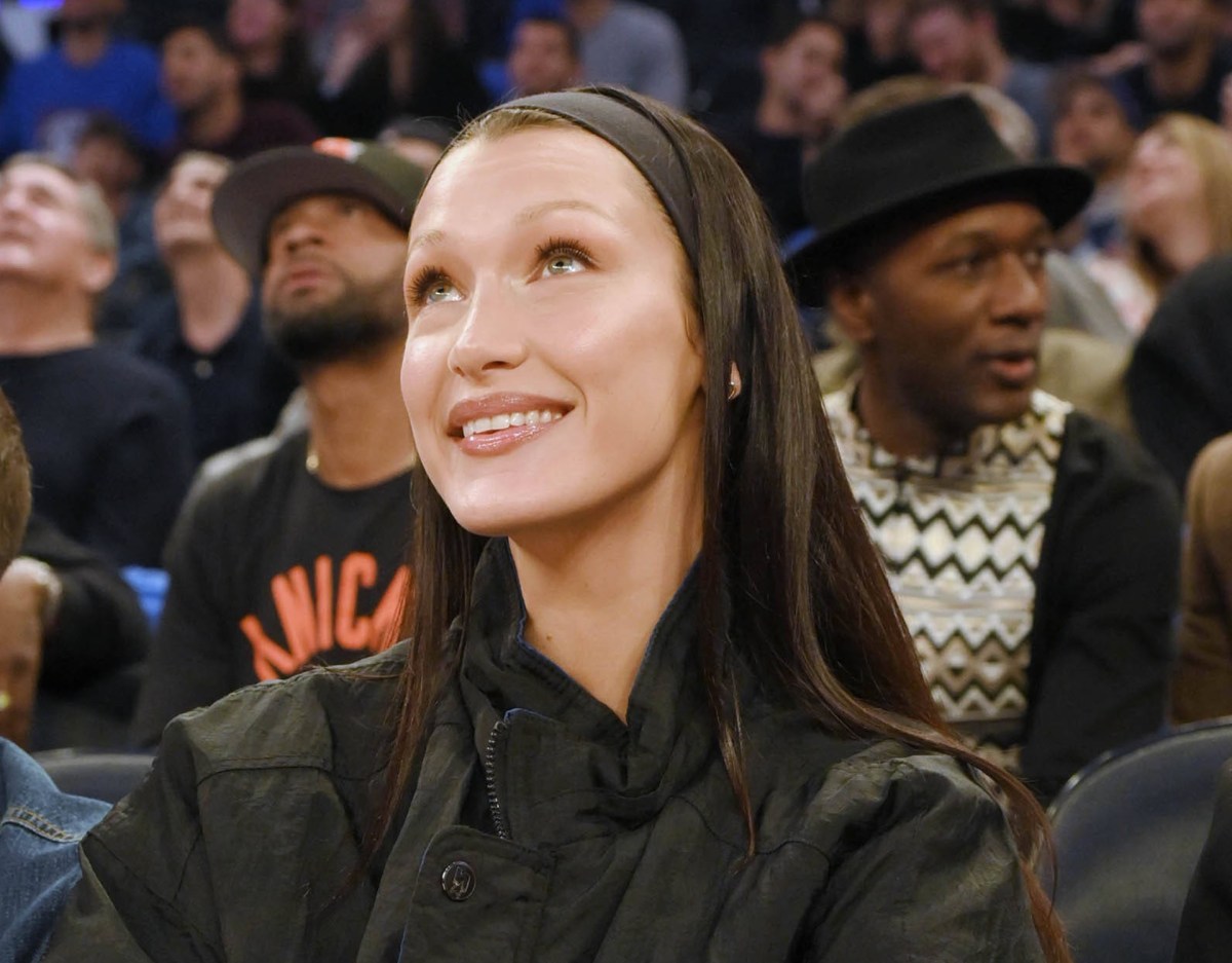 Bella Hadid dünne Augenbrauen