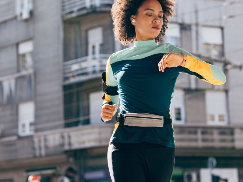 Frau beim Joggen