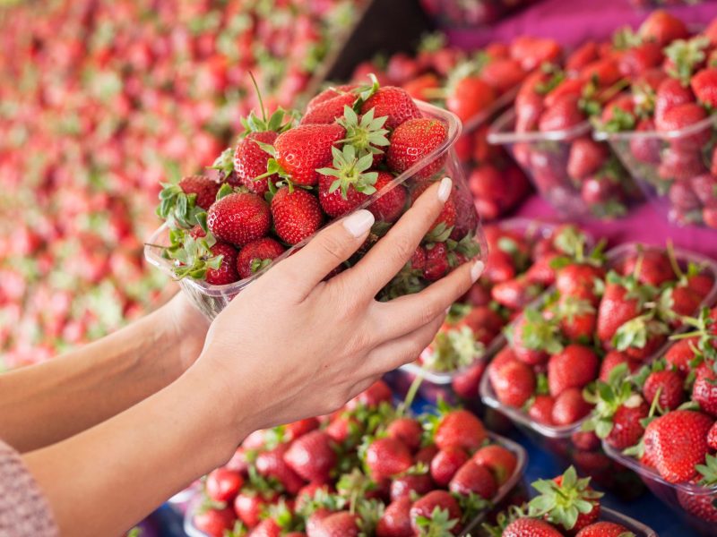 Erdbeeren Supermarkt