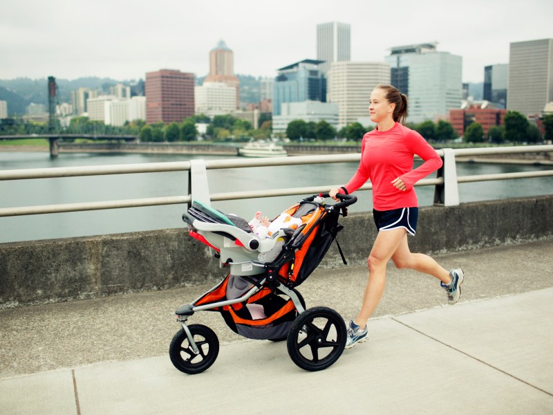 Kinderwagen joggen