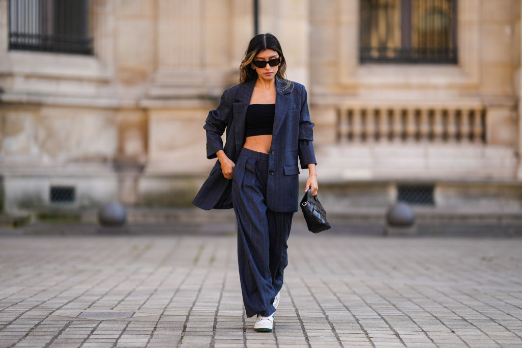 Tube Top mit Blazer