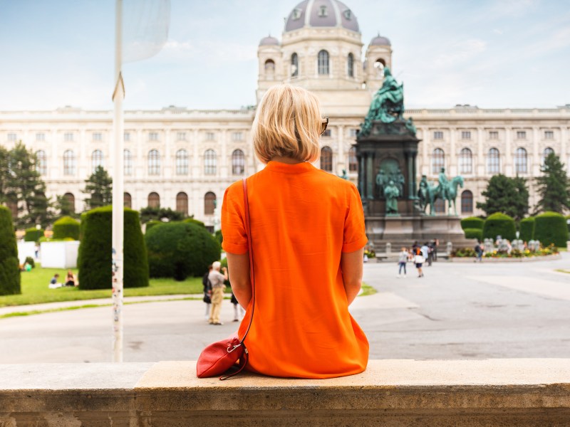 Österreichisch: Frau in Wien