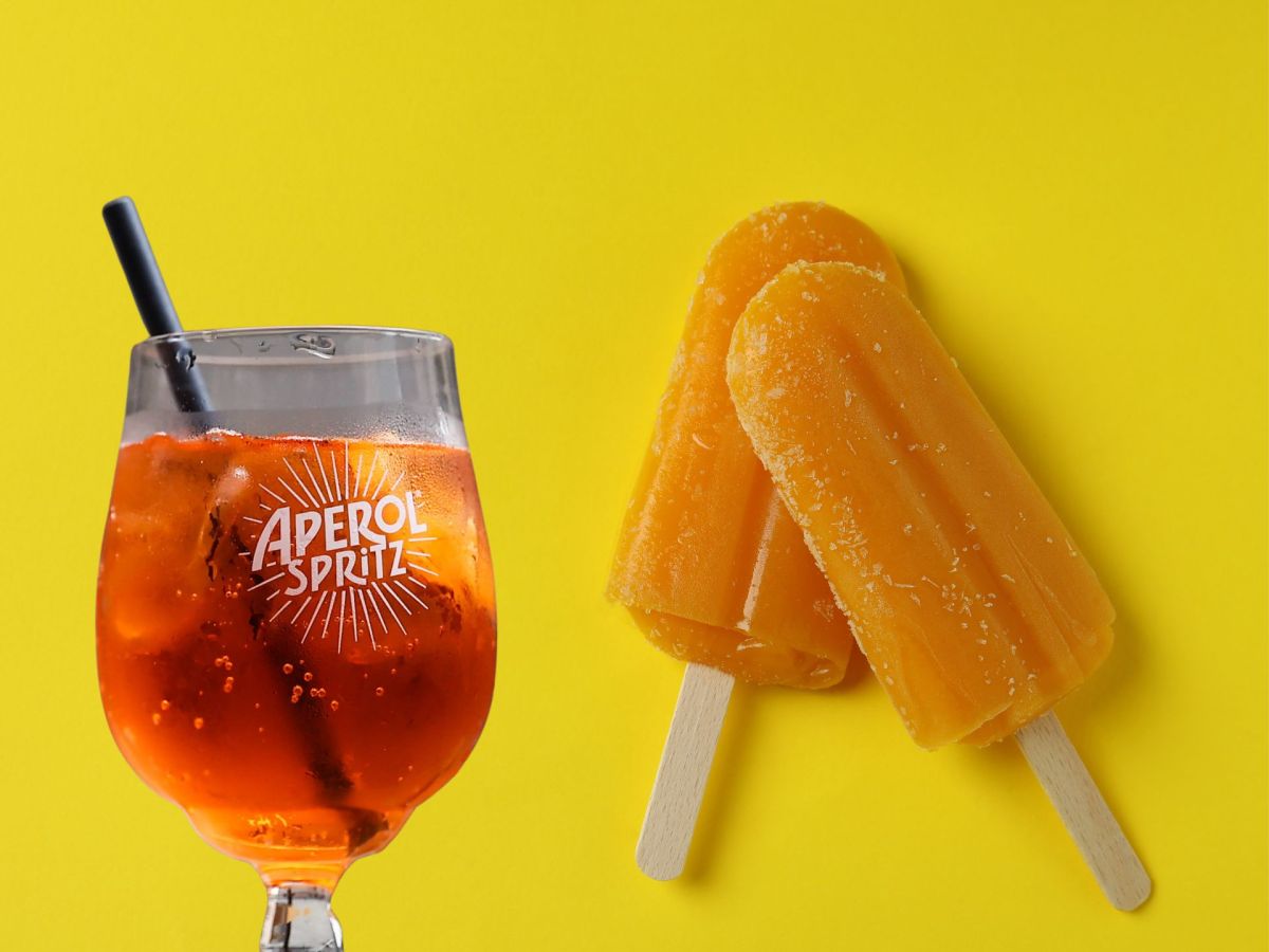 Aperol Spritz Eis am Stiel: Das Rezept