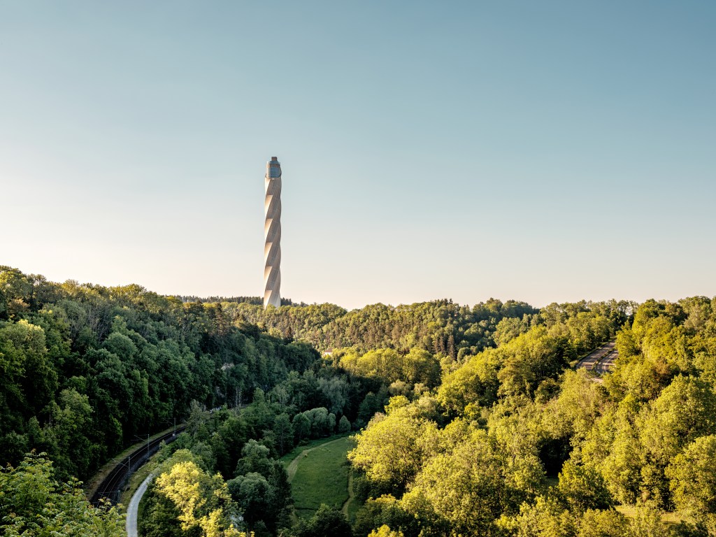 ThyssenKrupp-Testturm in Rottweil, Baden-Württemberg