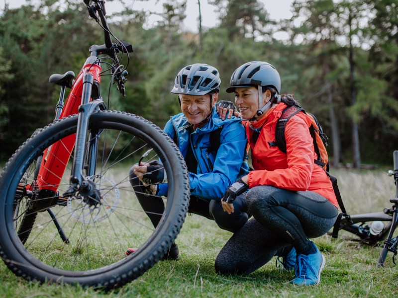 Pärchen Fahrrad