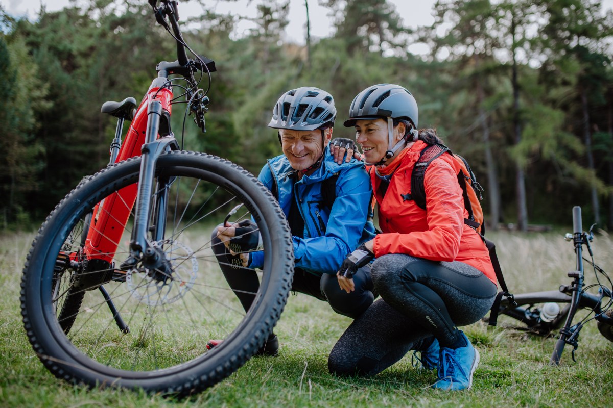 Pärchen Fahrrad